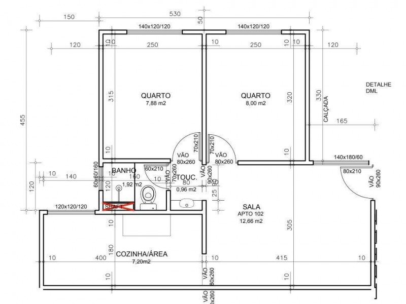  Apartamento à venda 2 quartos cod 0028 