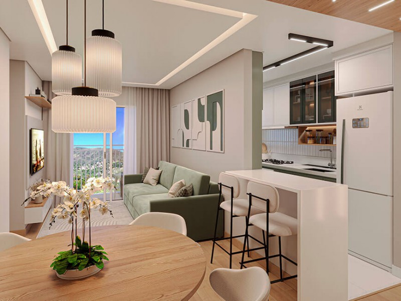 Lançamento de apartamento 2 quartos com sacada   em Nova Lima cód. 0002